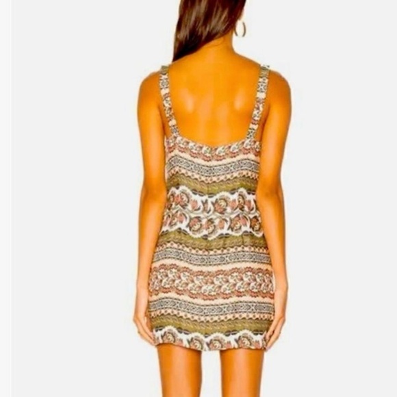 MinkPink Temple Button Up Mini Dress Size XS NWT - Picture 2 of 6